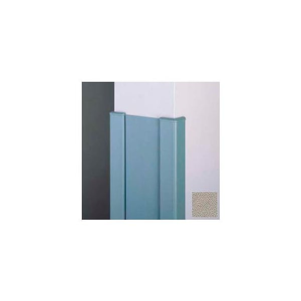 Pawling Surface Mounted End Wall 90Deg Corners, 2'' Wings, 8'H W/Caps, 6"W, Chinchilla, Recycled Vinyl CG-11R-8-297 - main